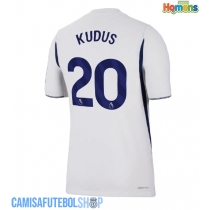 Camisa de time de futebol Tottenham Hotspur Mohammed Kudus #20 Replicas 1º Equipamento 2026-27 Manga Curta